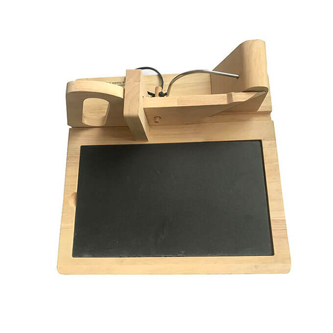 wooden sausage cutter