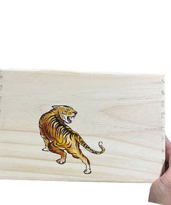 unfinished wooden box with sliding lid ZRGB3014