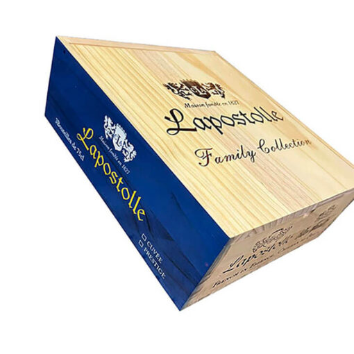 6-bottle wooden wine box ZRWB6011