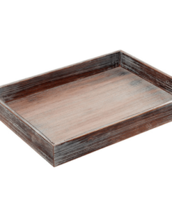 rustic wooden serving tray ZRWT7003
