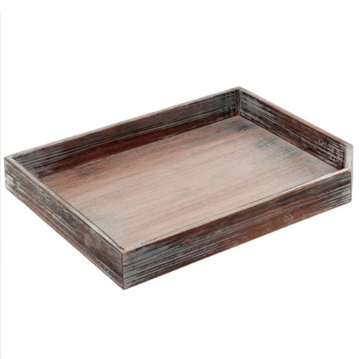 rustic wooden serving tray ZRWT7003