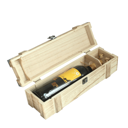 single bottle wooden wine box ZRWB6040-1