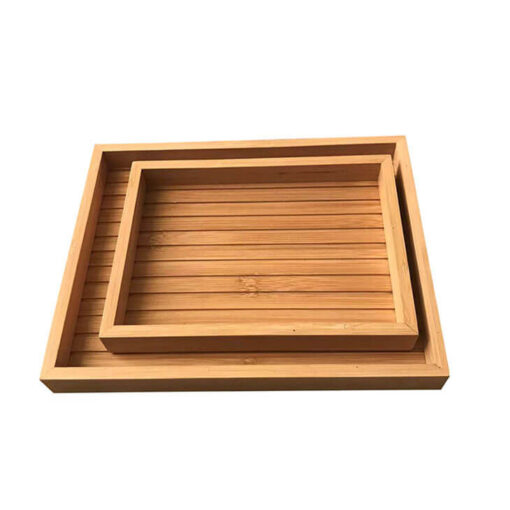 wooden tray set
