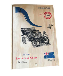 wooden wine box 6 bottles ZRWB6020