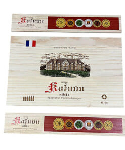 wooden wine box 6 bottles ZRWB6023