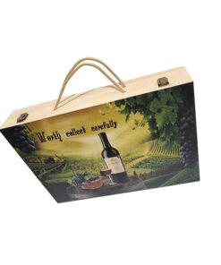 wooden wine box ZRWB6004