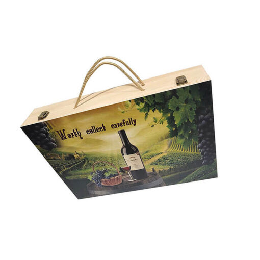 wooden wine box ZRWB6004