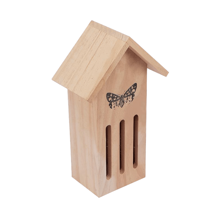 natural Wood Butterfly house with custom made