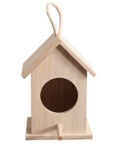 wooden bird house