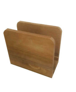 wooden napkin holder