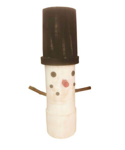 wooden snowman