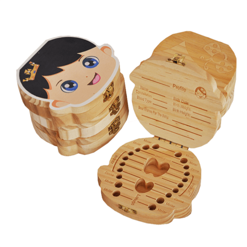 wooden teeth box