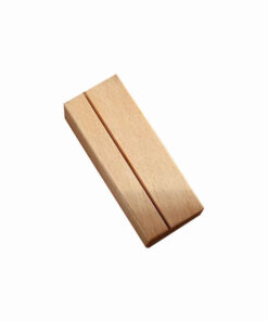 wooden menu holder