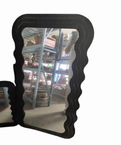 Curved Wood Frame Accent MirrorZRWC9149