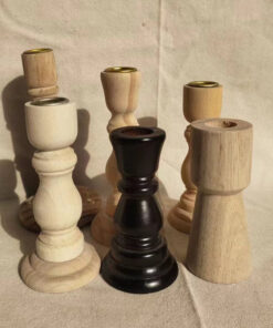 wooden candle holderZRWC9115-1